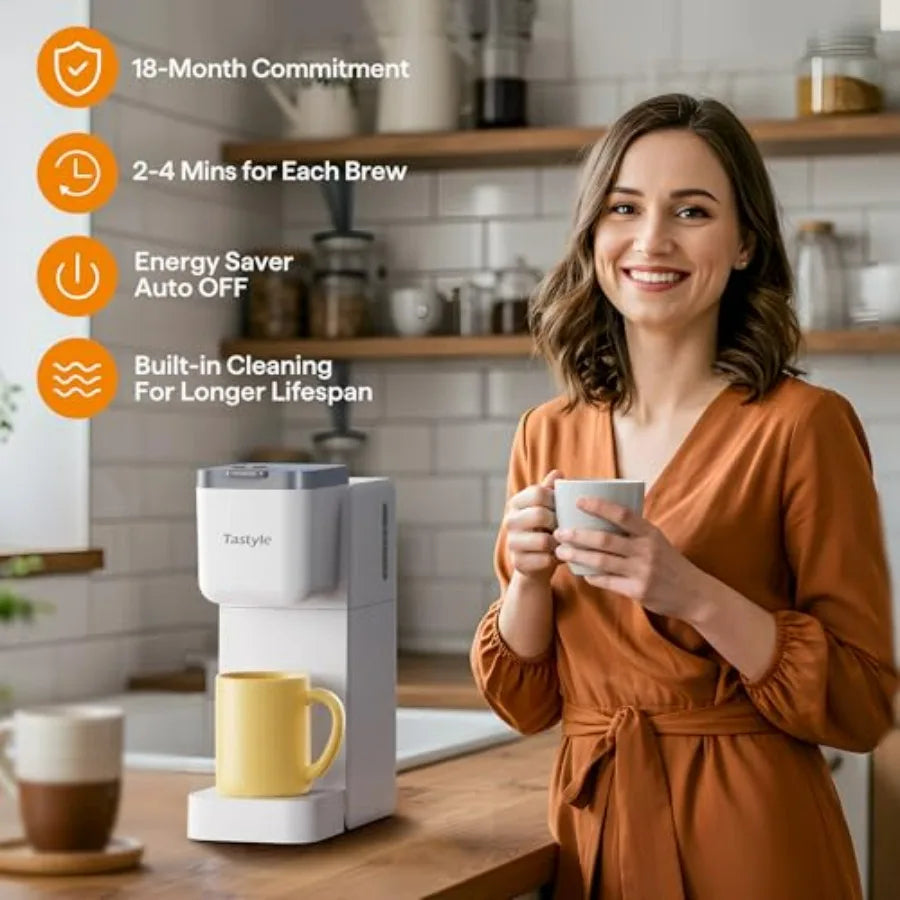 Iosn Single Serve Coffee Maker For K Cup Ground Tea
