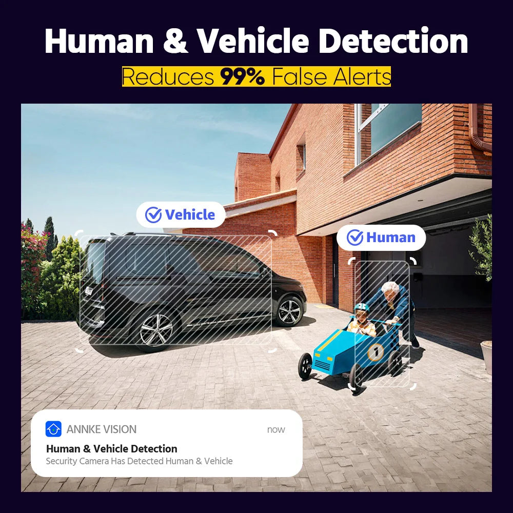 Annke 8MP 4K 4X Zoom Varifocal IP Camera IP67 Network