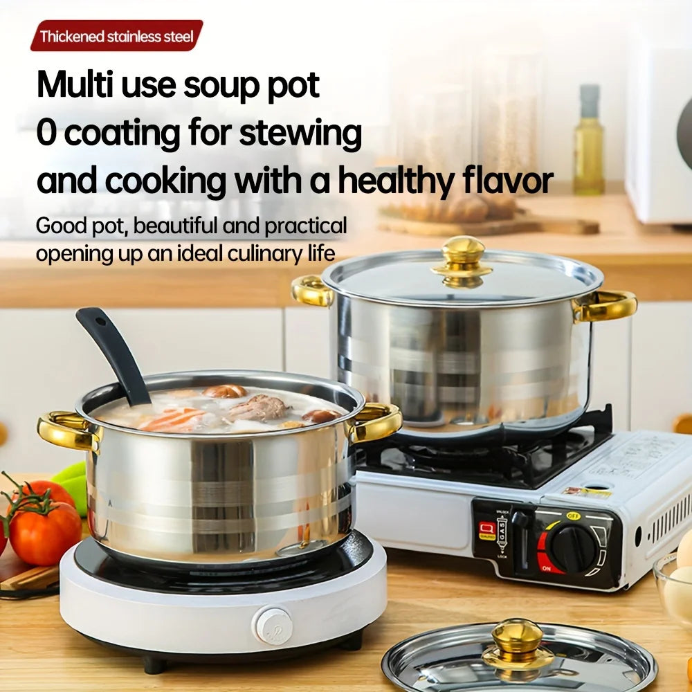Stainless Steel Cookware Set Nonstick Easy Clean All Stoves