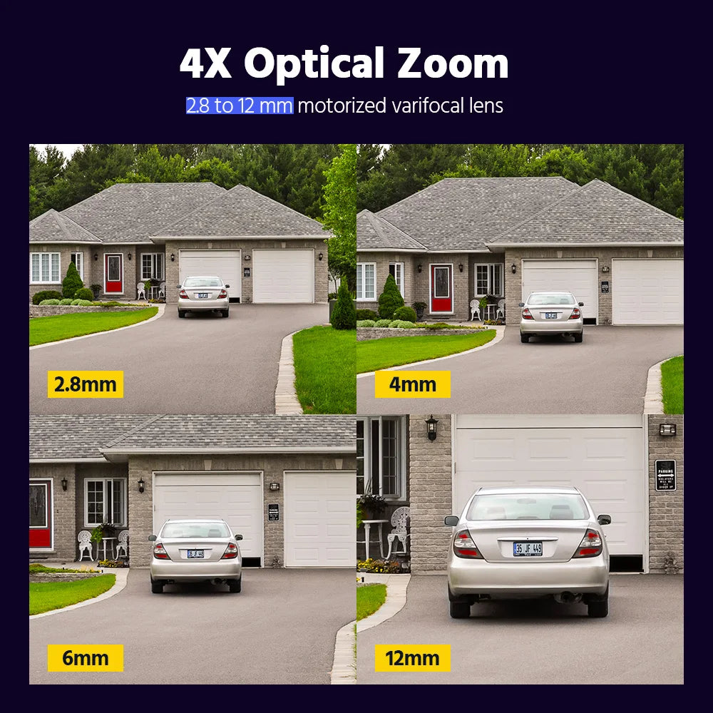 Annke 8MP 4K 4X Zoom Varifocal IP Camera IP67 Network