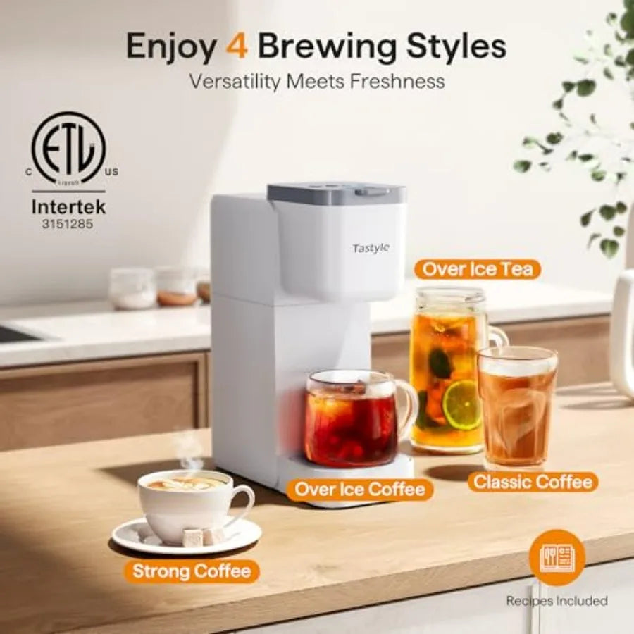 Iosn Single Serve Coffee Maker For K Cup Ground Tea