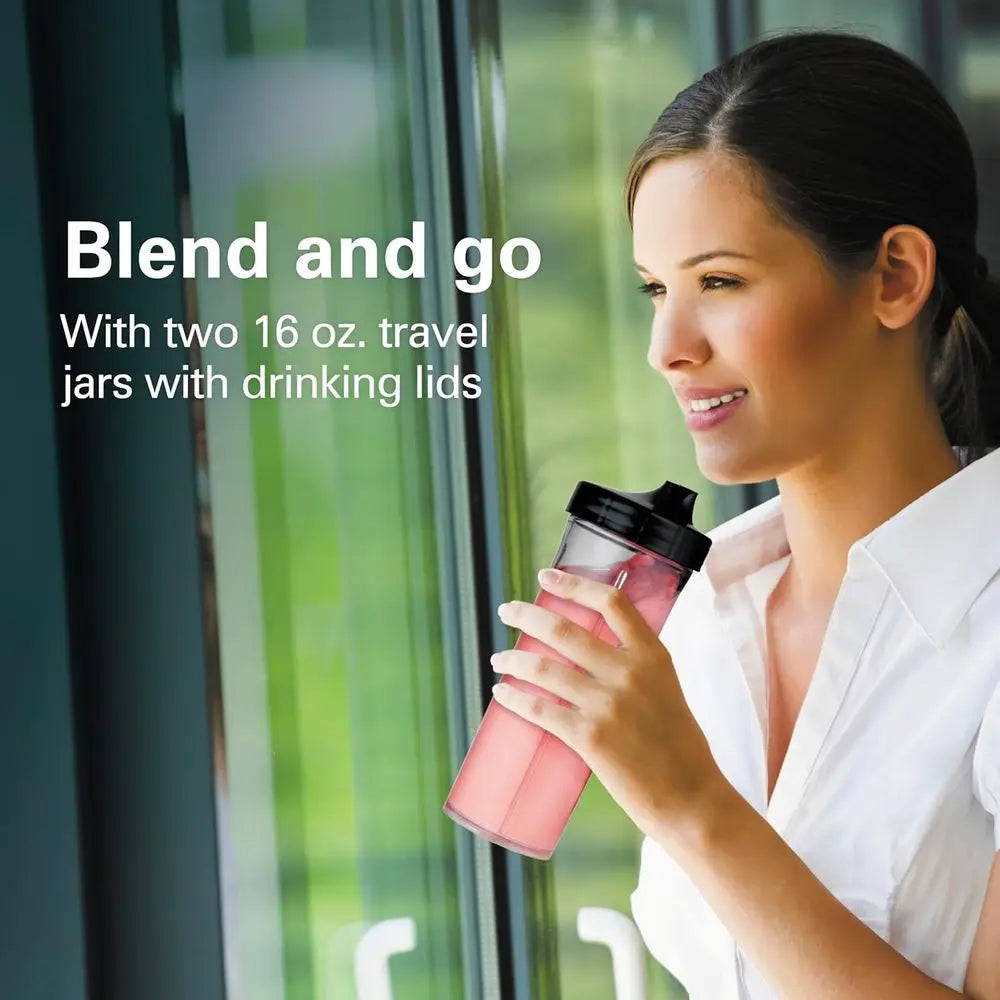 XMSJ Smoothie Blender with 4 BPA-Free Jars and Lids