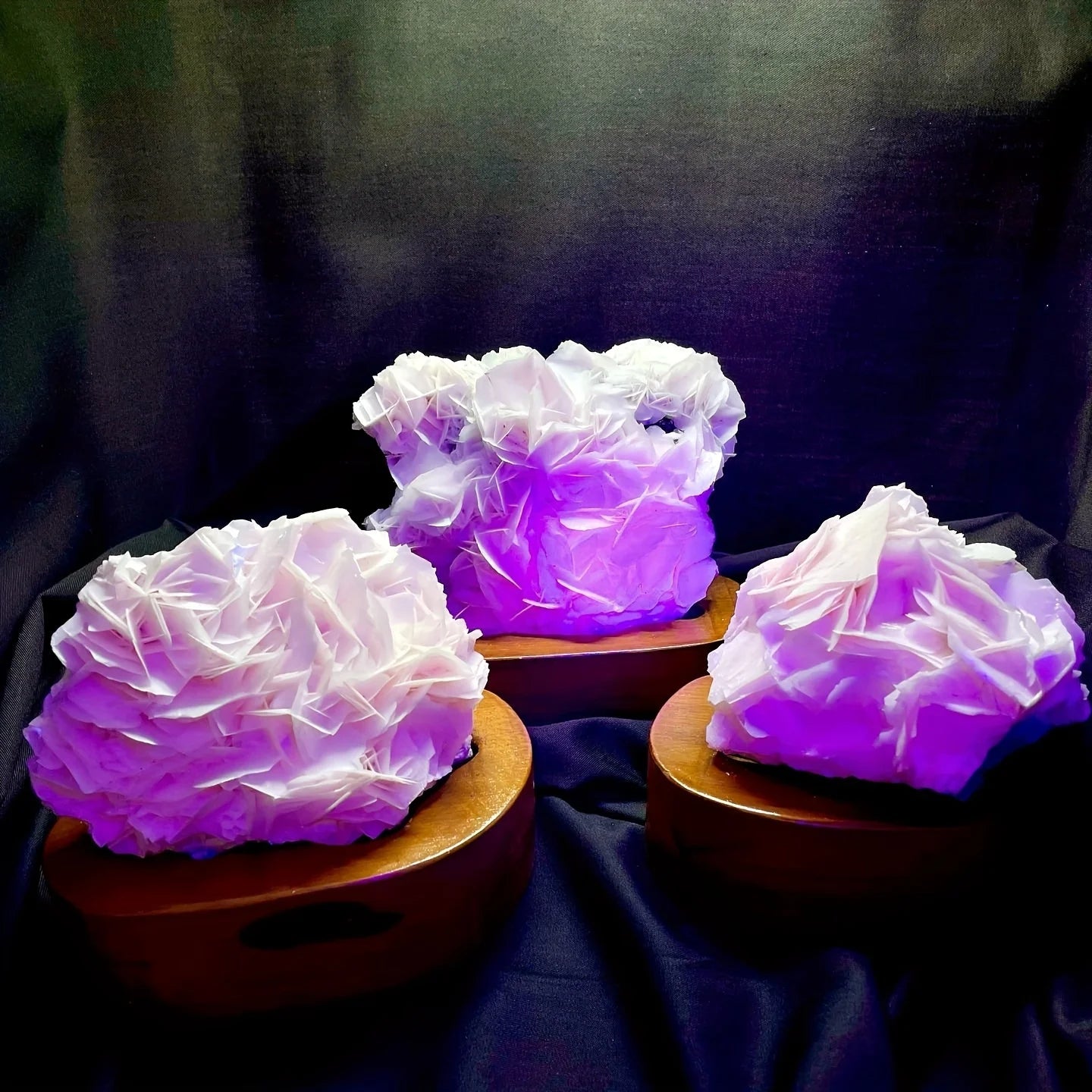 CrystalHola UV Reactive Rose Calcite Mineral Specimen