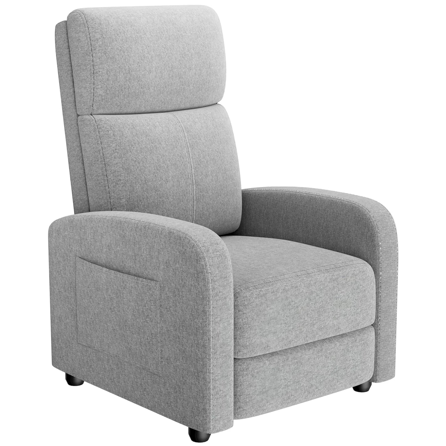 HiMISSCN Push Back Recliner Chair for Adults Ergonomic Comfort