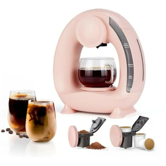 Iosn Pod And Grounds 2in1 Single Serve Coffee Maker KCup