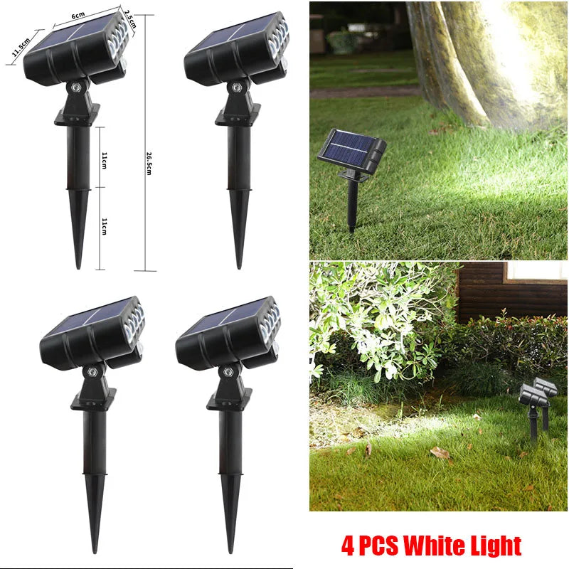 FAMCDC Solar Powered Outdoor Wall Light LED With Motion Sensor