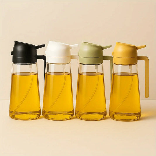 Novelty Moon Glass Oil Spray Bottles 4 Pack Drip Proof