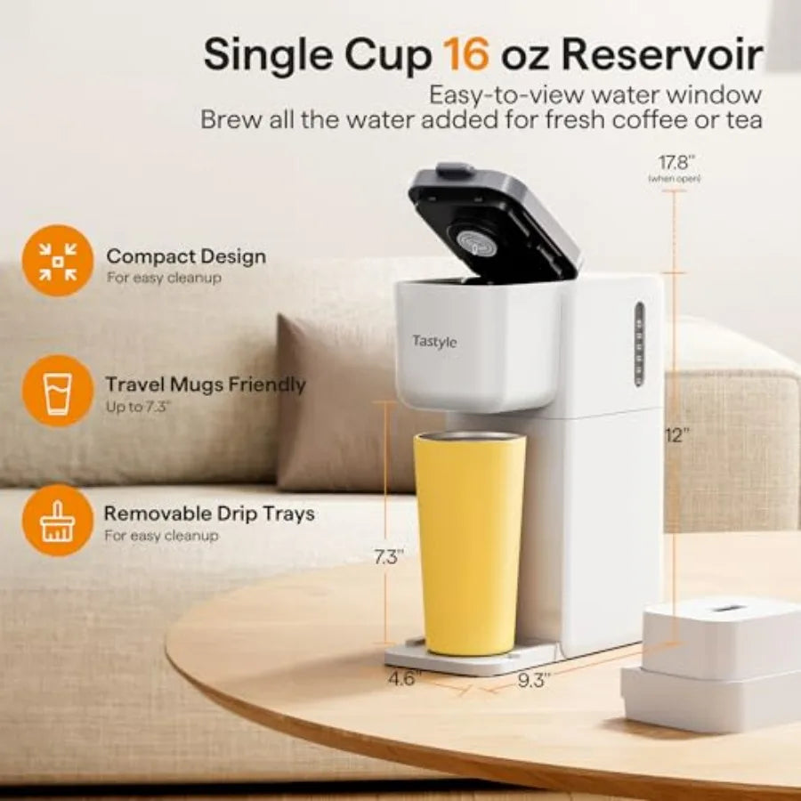 Iosn Single Serve Coffee Maker For K Cup Ground Tea