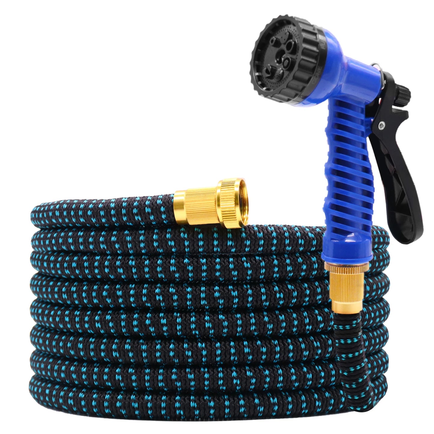 GardenJoy Expandable Garden Hose With 7 Function Nozzle