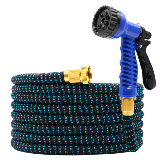 GardenJoy Expandable Garden Hose With 7 Function Nozzle