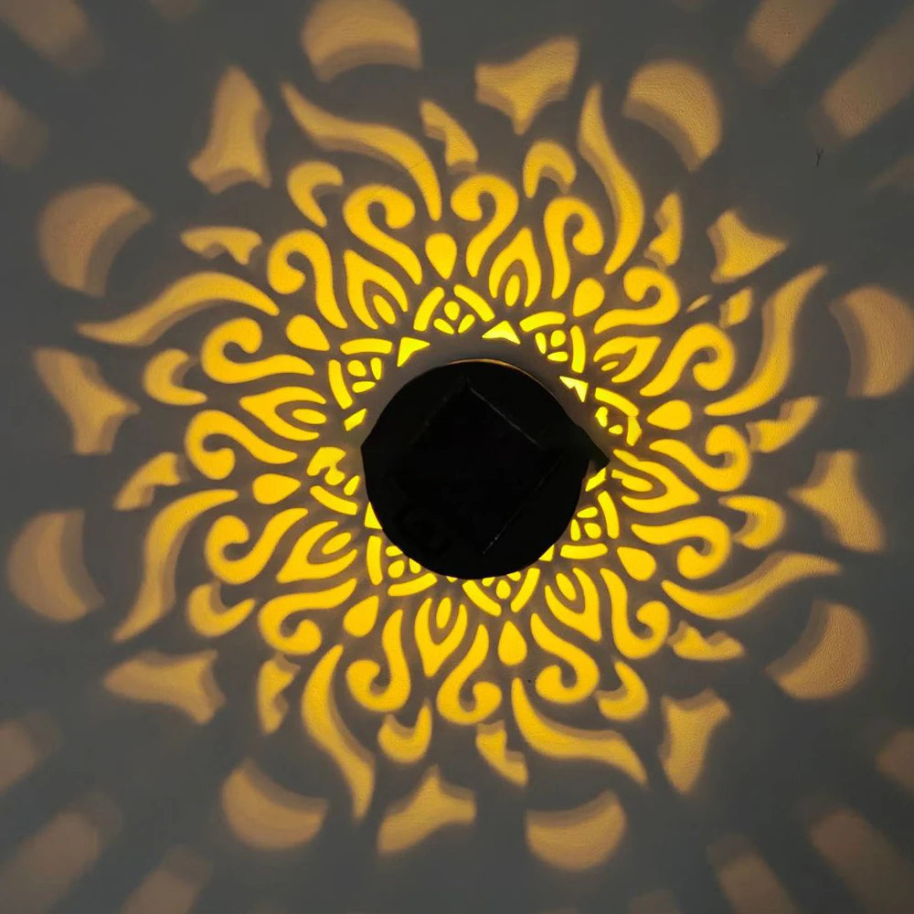 LED Solar Wall Light IP65 Waterproof For Garden And Courtyard