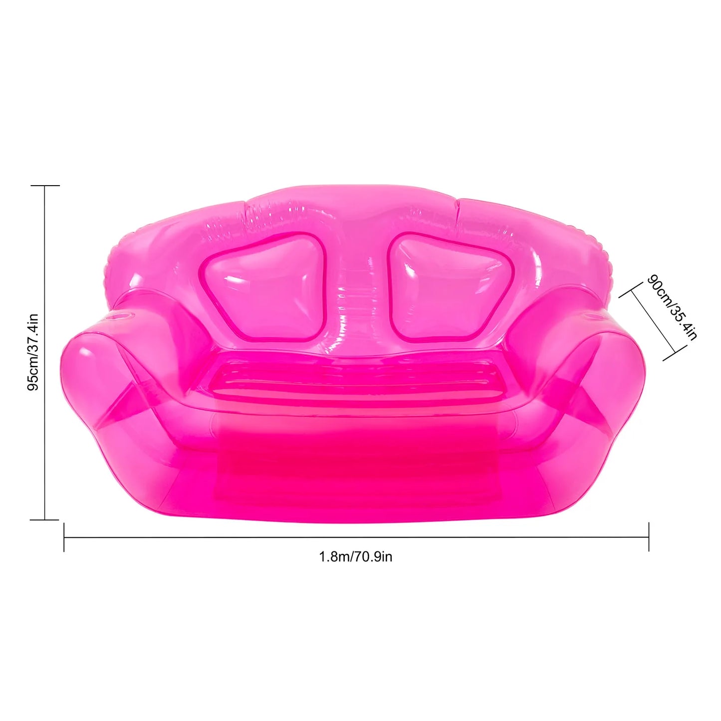 Bymaocar Inflatable Sofa Outdoor Lounger for Camping and Yard