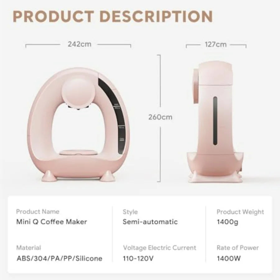 Iosn Pod And Grounds 2in1 Single Serve Coffee Maker KCup