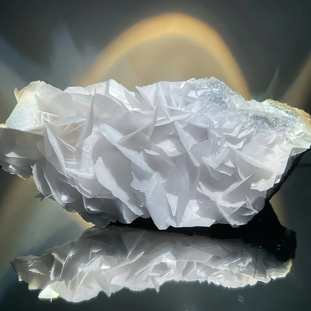 CrystalHola UV Reactive Rose Calcite Mineral Specimen