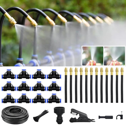 Irrigation Spray Nozzles Kit For Greenhouse Garden 360 Degree Adjustable