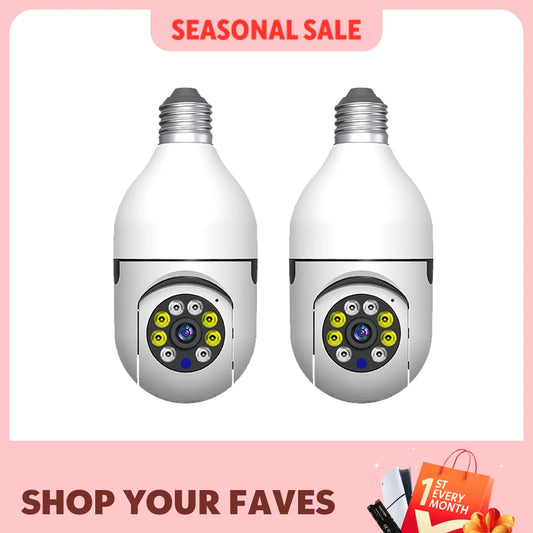 BoyKeep Outdoor Security Camera 5GHz WiFi 360 Degree E27 Socket