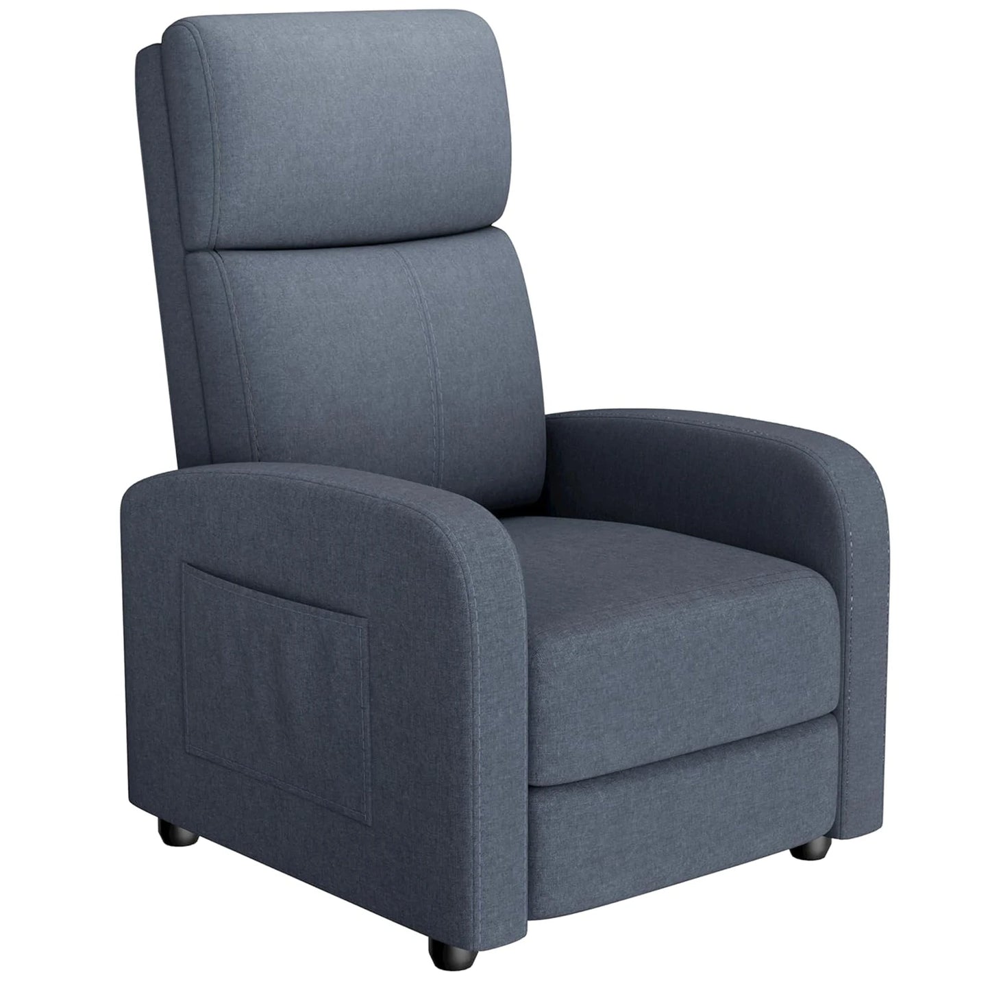 HiMISSCN Push Back Recliner Chair for Adults Ergonomic Comfort