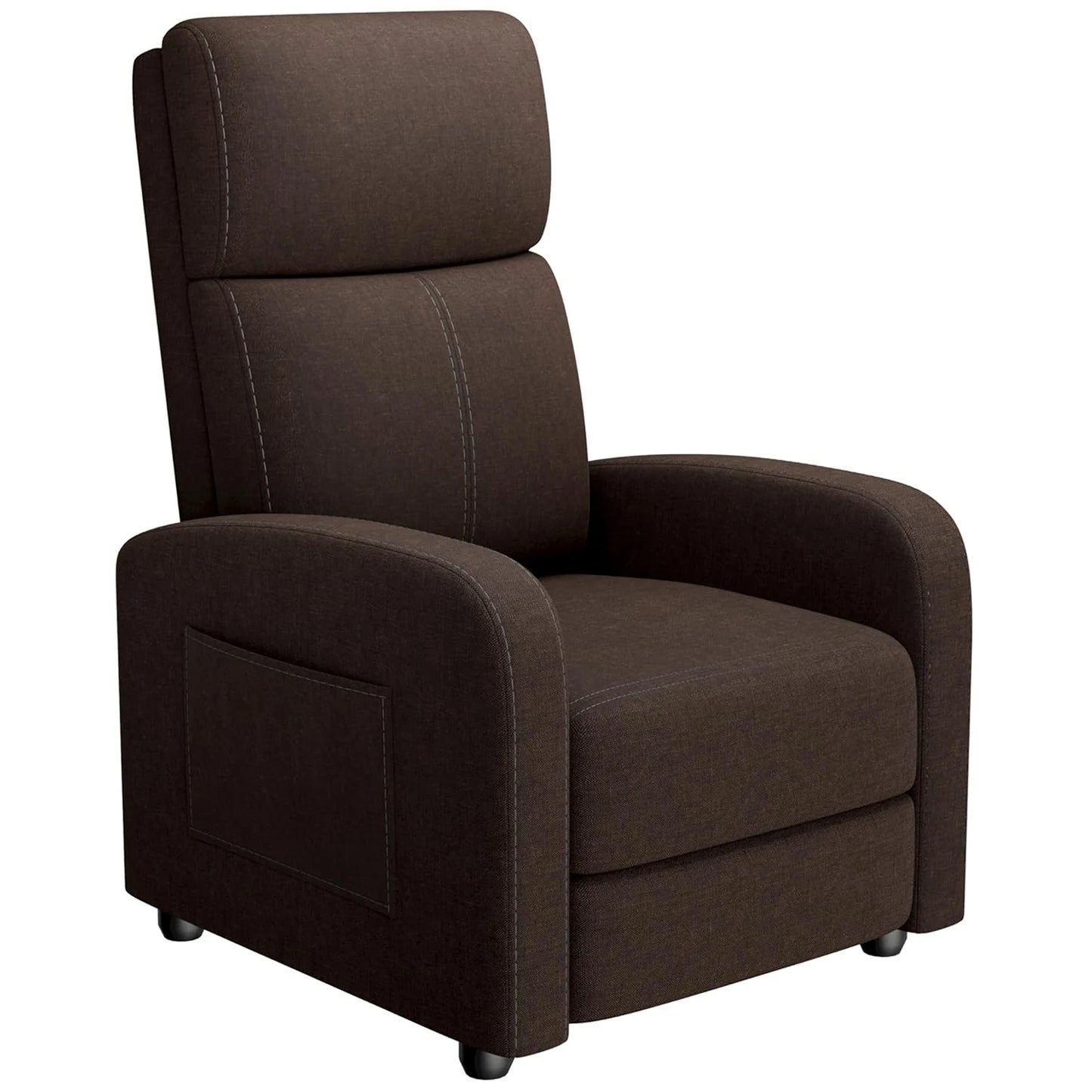 HiMISSCN Push Back Recliner Chair for Adults Ergonomic Comfort
