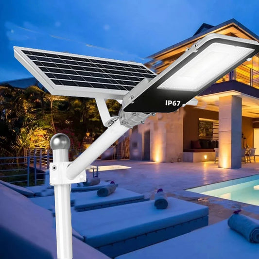 Solar Lights Dusk To Dawn LED Street Light Security