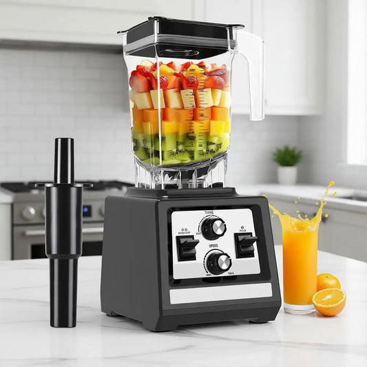 XMSJ 1800W Peak Blender With BPA Free Pitcher Auto Cleaning