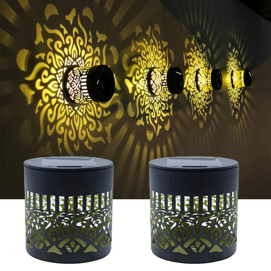 LED Solar Wall Light IP65 Waterproof For Garden And Courtyard