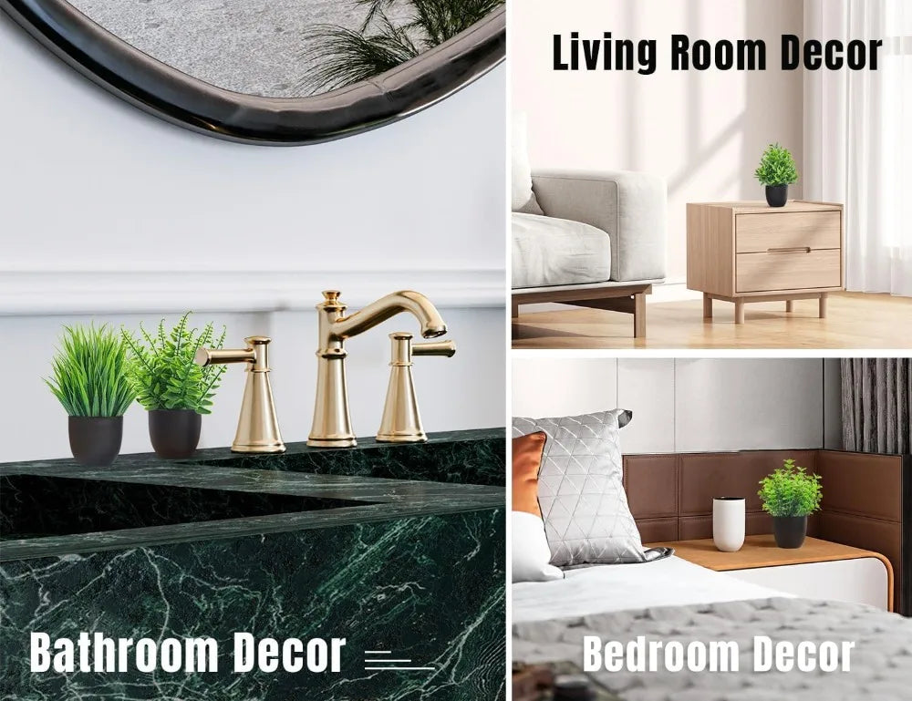 Four Pack Artificial Plants For Home Kitchen And Office Decor