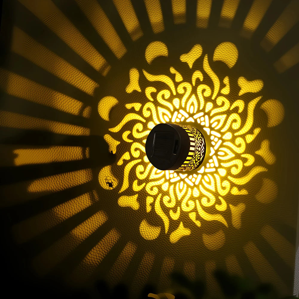 LED Solar Wall Light IP65 Waterproof For Garden And Courtyard