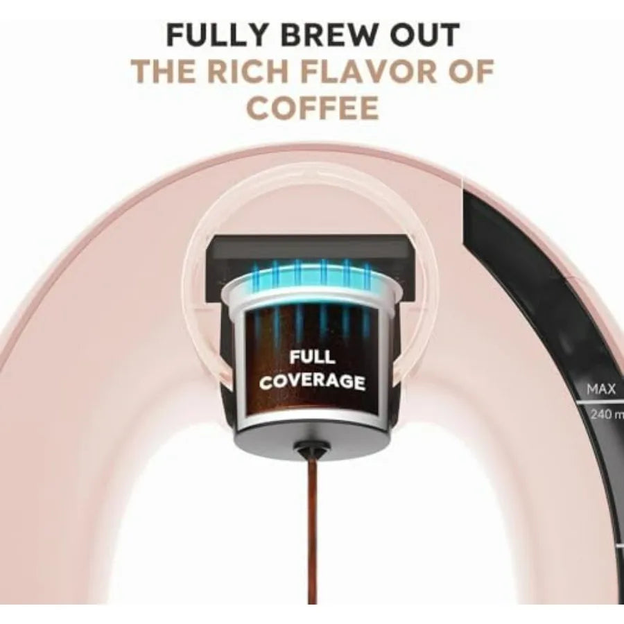 Iosn Pod And Grounds 2in1 Single Serve Coffee Maker KCup