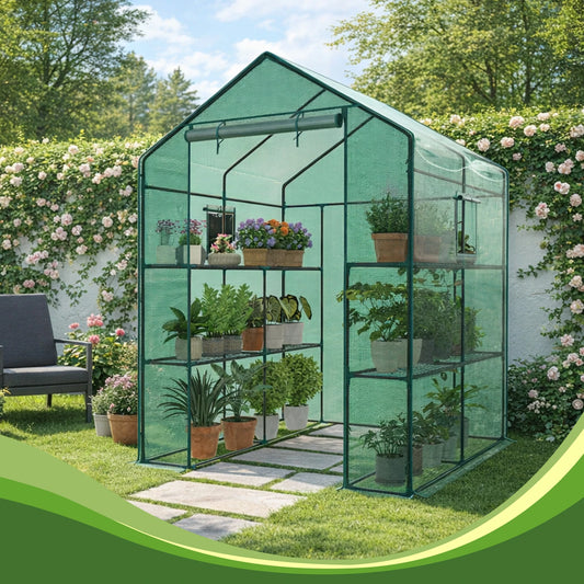 JHK Portable Walk-In Greenhouse For Outdoor Plants