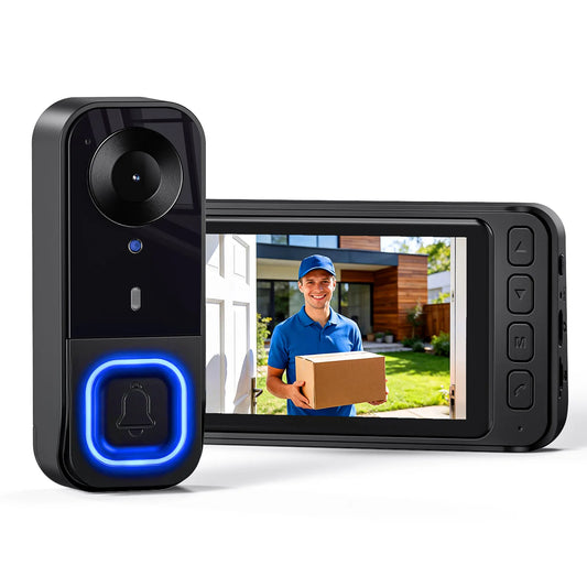 Video Doorbell HD Camera With Night Vision 300K Pixel IP66