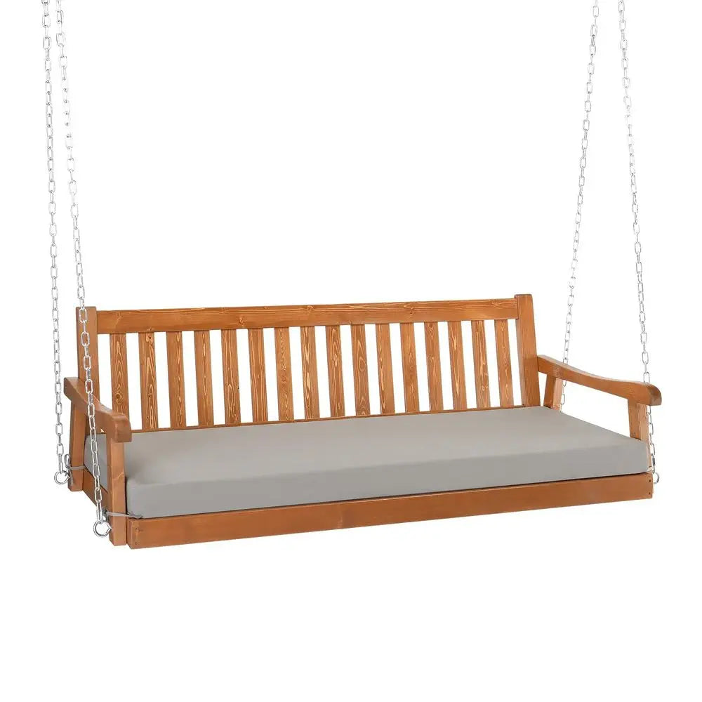 Outdoor Porch Swing Daybed With Cushions Patio Hanging Sofa Bench