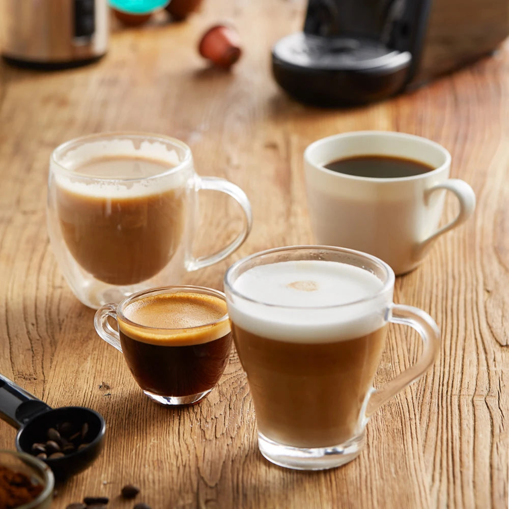 HiBREW 4 in 1 Capsule Coffee Maker With Milk Frother