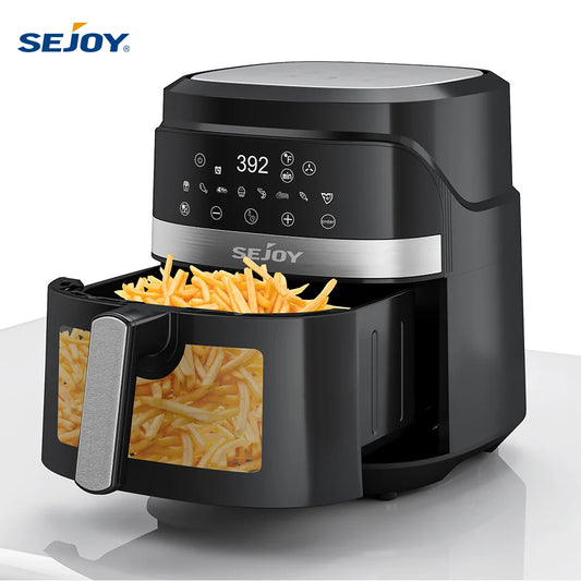 Sejoy 8in1 Air Fryer Oilless Cooker For Roasting Baking Dehydrating