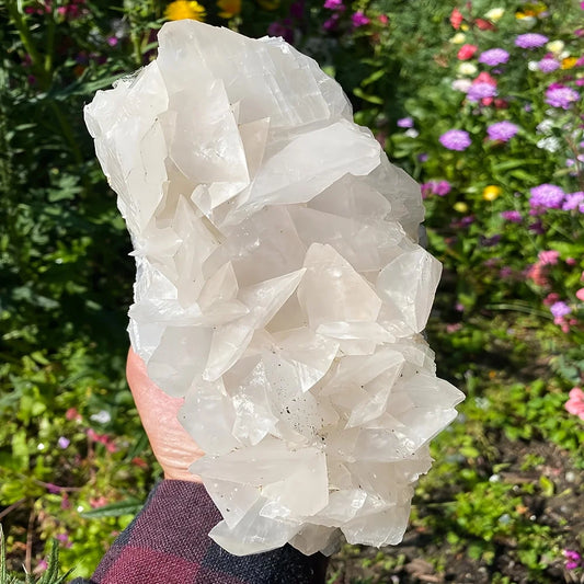 CrystalHola UV Reactive Rose Calcite Mineral Specimen