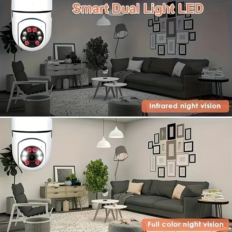 BoyKeep Outdoor Security Camera 5GHz WiFi 360 Degree E27 Socket