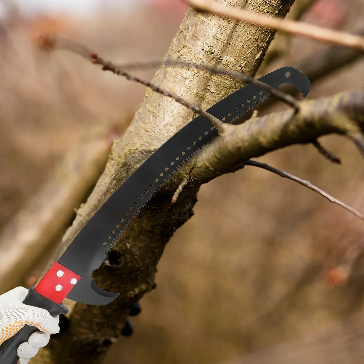 Lightweight Manual Pole Saw and Pruner Set for Tree Trimming