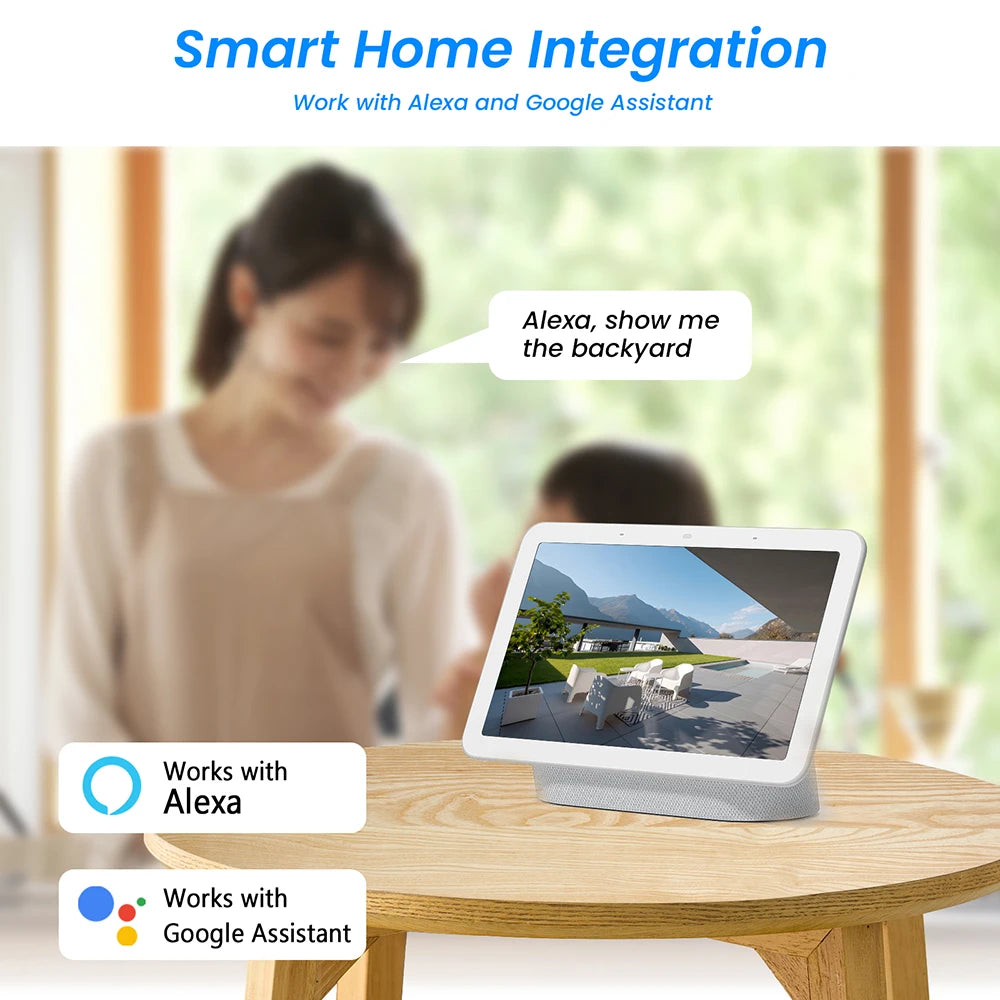 ANRAN 2K Solar Camera System With Four Wireless Floodlight Security Cameras